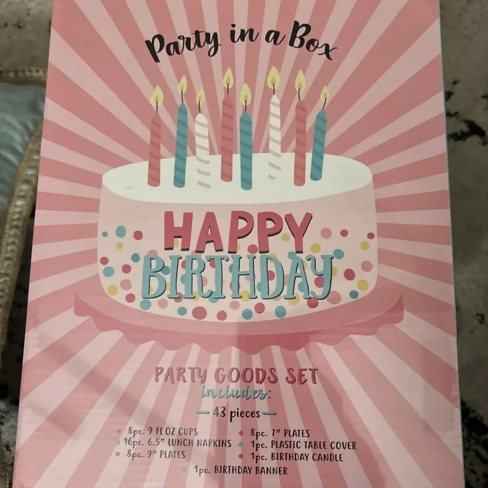 Happy Birthday Set - Pink
